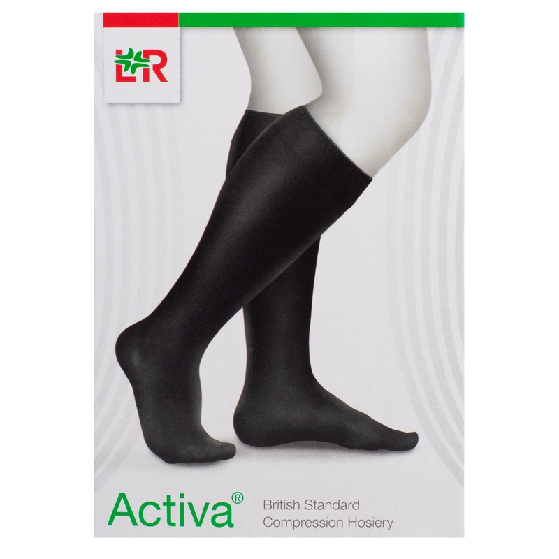 Below Knee Stockings Class 1 Black extra large XL Black