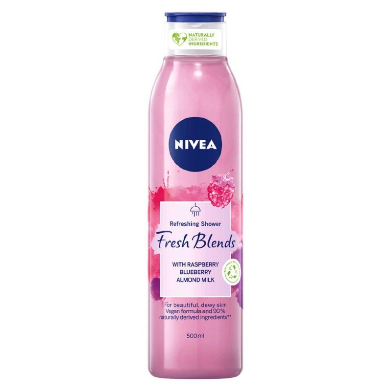 Fresh Blends Raspberry, Blueberry & Almond Milk Shower Gel Cream 500Ml