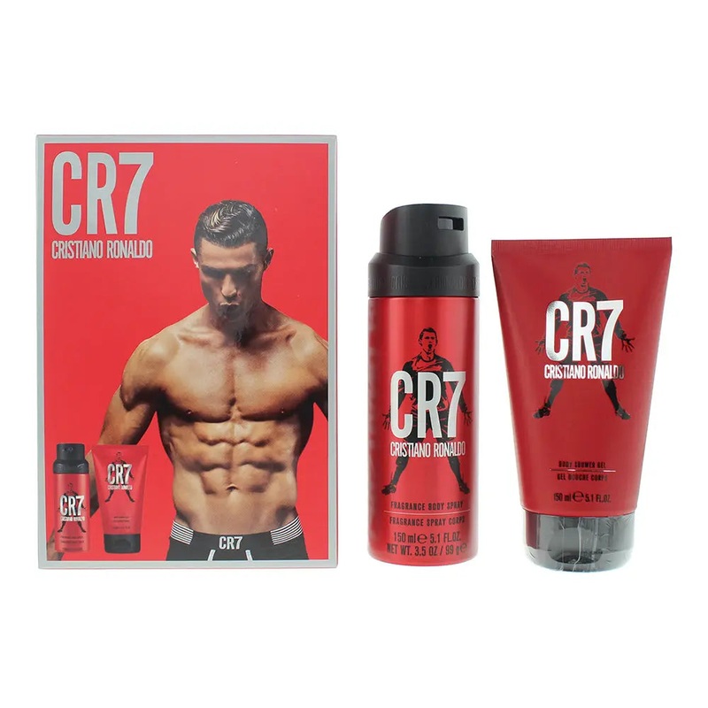 Cristiano Ronaldo Cr7 2 Piece Gift Set: Shower Gel 150ml – Body Spray 150ml
