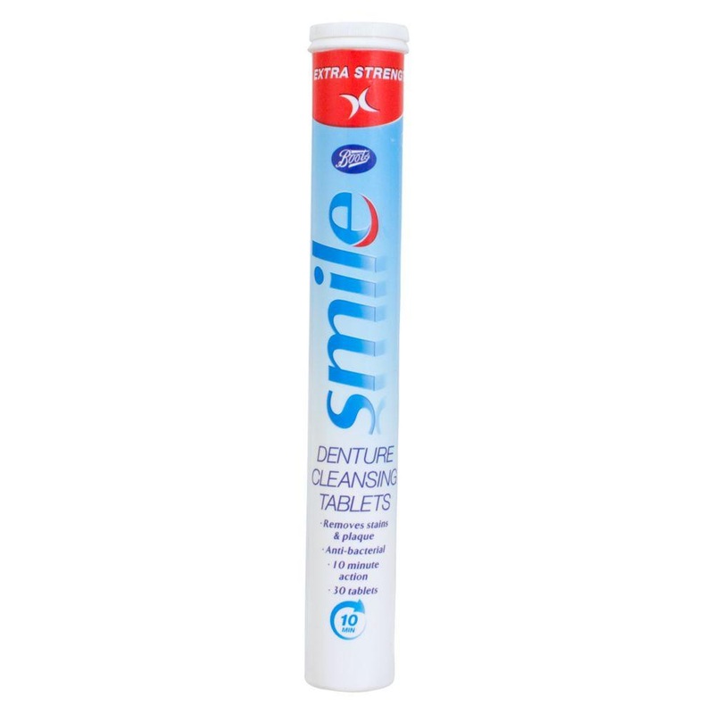 Smile Denture Cleanse Extra Strength 30 Tablets