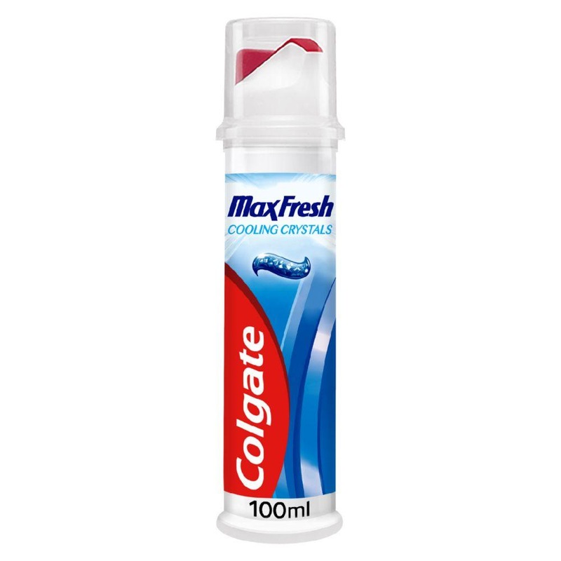 Max Fresh Cooling Crystals Toothpaste Pump 100Ml