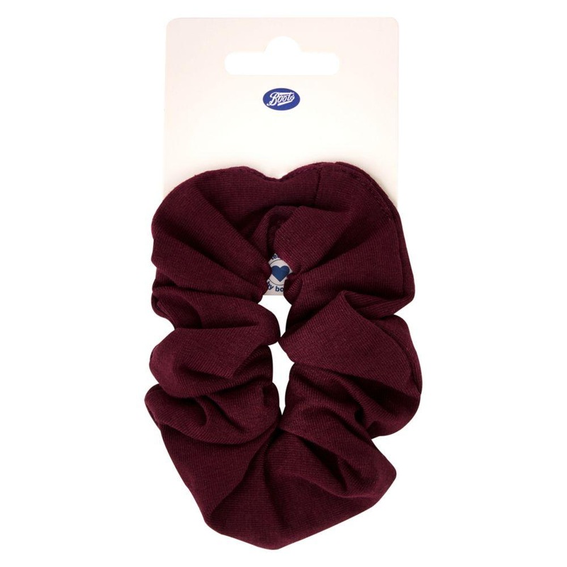 Scrunchie Cotton Maroon
