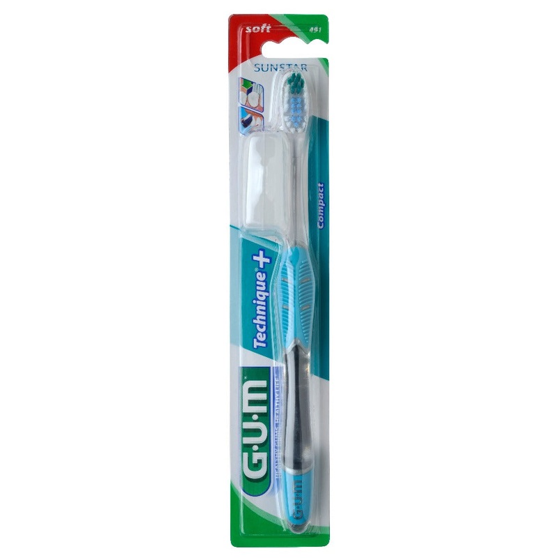 Technique+ Compact Soft Toothbrush
