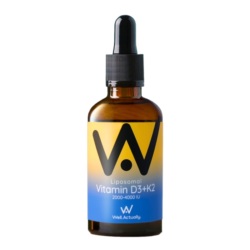 Vitamin D3 (2000-4000 IU) + K2 (100-200g) – Liposomal Liquid Summer Citrus 60ml