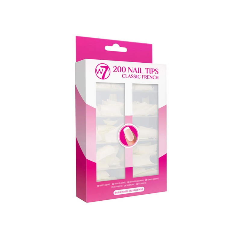 W7 200 Nail Tips French