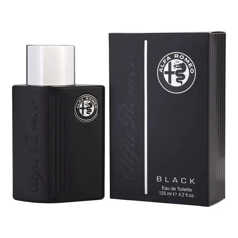 Alfa Romeo Black Eau de Toilette Spray 125ml for Men