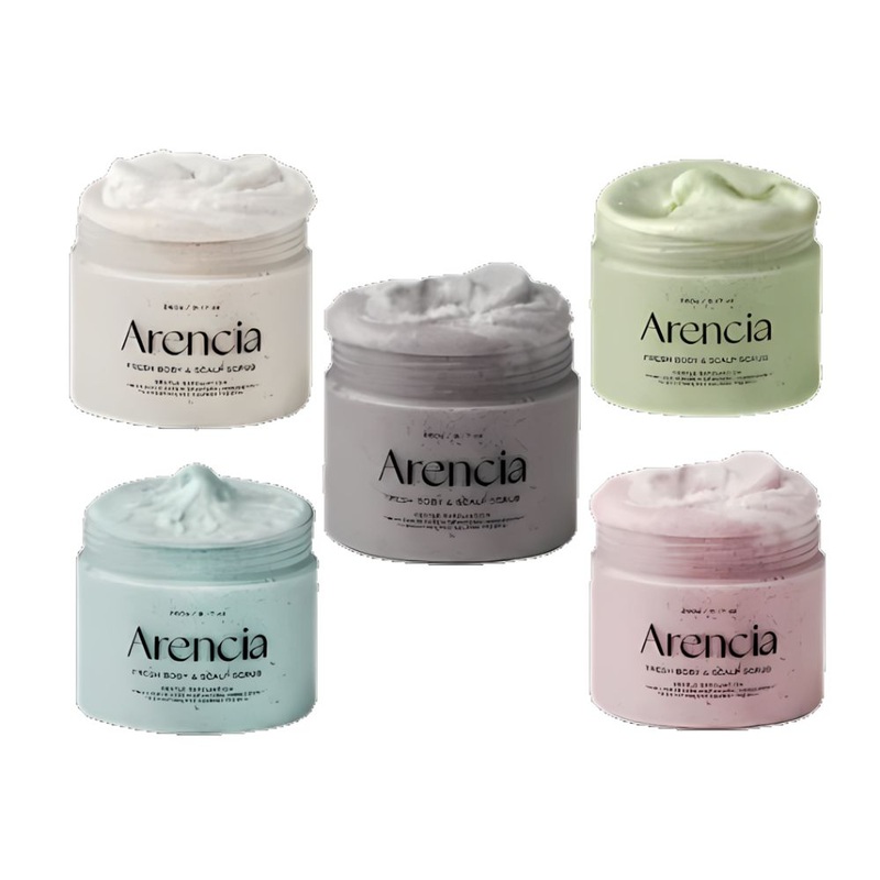 Arencia Fresh Body & Scalp Scrub 260g Green Body Scrub