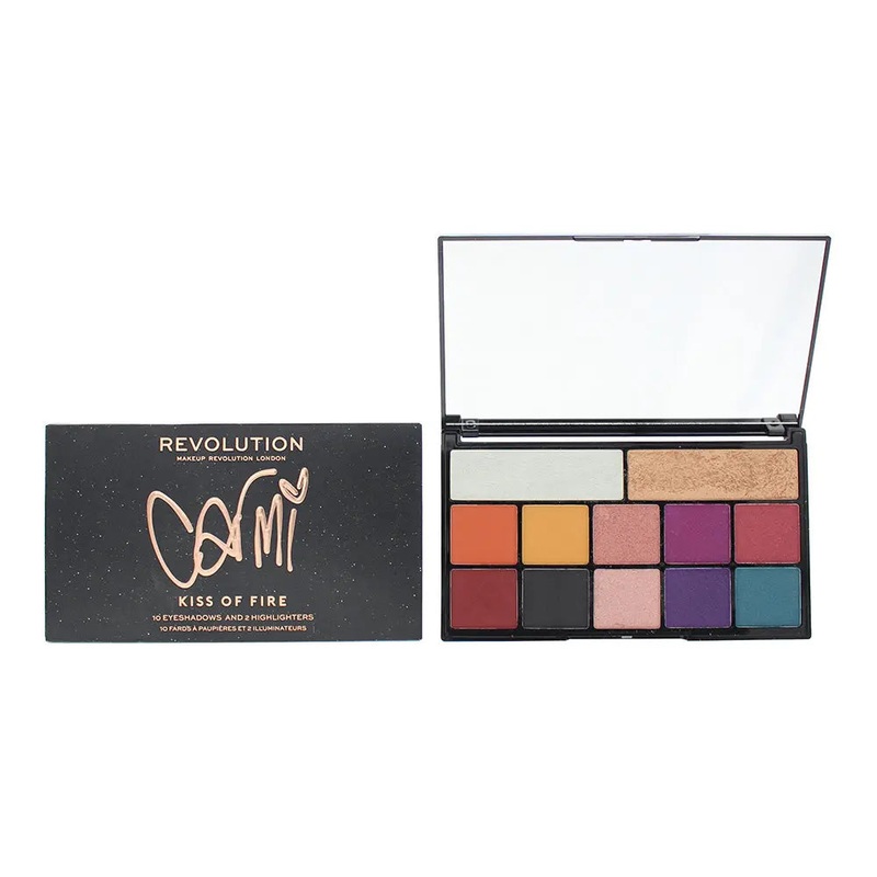 Revolution Carmi Kiss Of Fire Make-Up Palette 10 x 2g – 2 x 3.5g