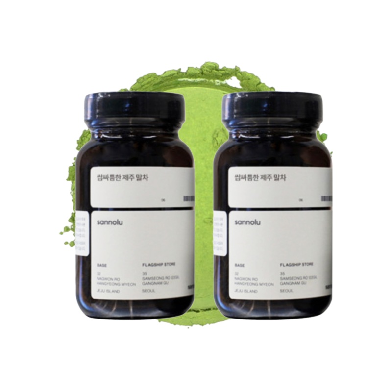 SANNOLU 100% JEJU Matcha 80g (40g+40g) (3 options to choose) #Culinary Matcha