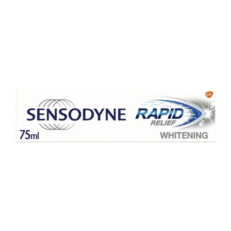 Sensitive Toothpaste Rapid Relief Whitening 75Ml