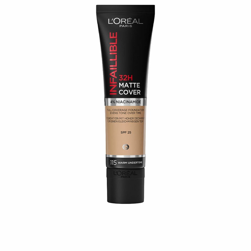 Liquid Make Up Base L’Oreal Make Up Infalible 32H Matte Cover N 115 warm undertone Spf 25