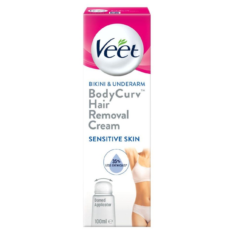 Bodycurv Bikini & Underarm Hair Removal Cream For Sensitive Skin – 100Ml
