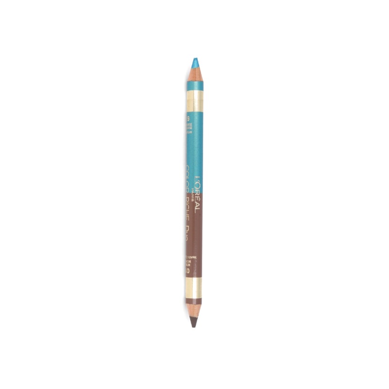 Loreal Color Riche Eye Brows Duo Pencil 01 Medium & 19 Turquoise