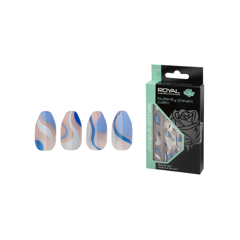 Royal Cosmetics Butterfly Dream Coffin Nails NNAI406