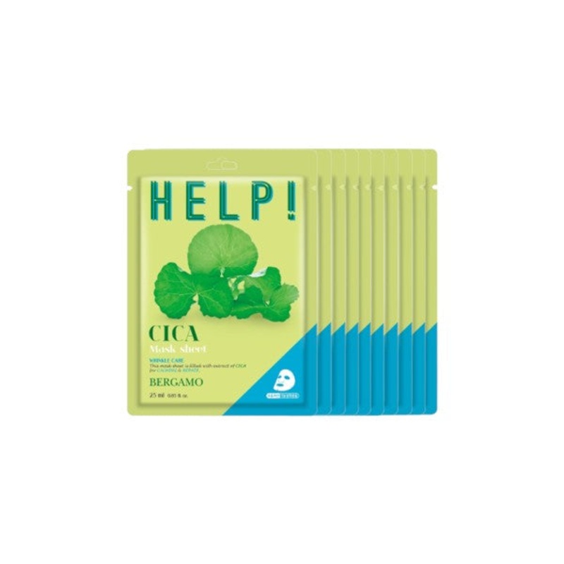 Bergamo Help! Mask Pack Cica 25ml *10ea