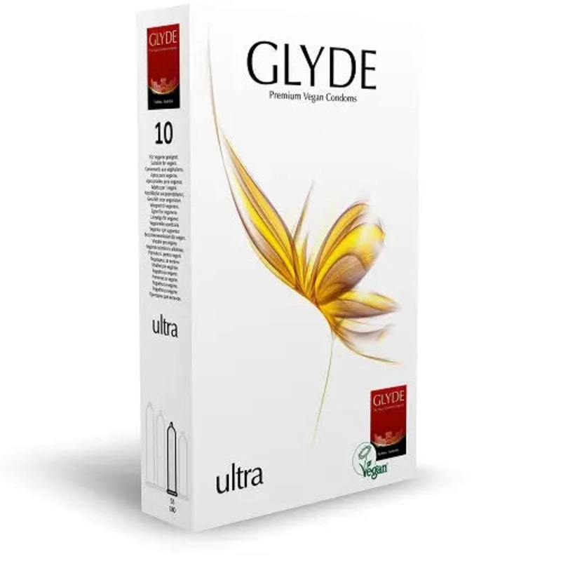 Glyde Ultra Vegan Condoms 10 Pack (5% VAT)