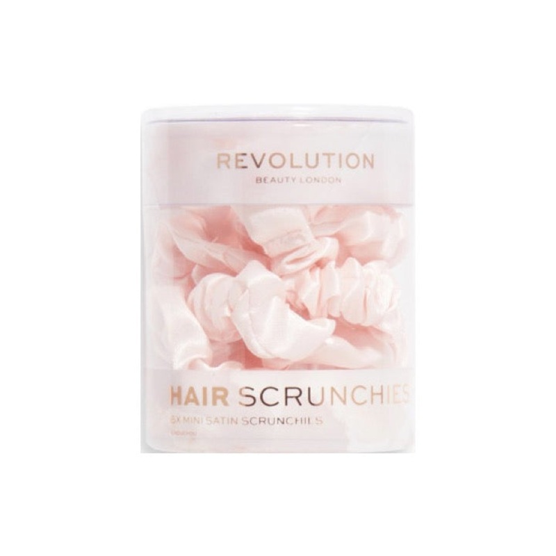 Revolution Satin Hair Scrunchies 6pk