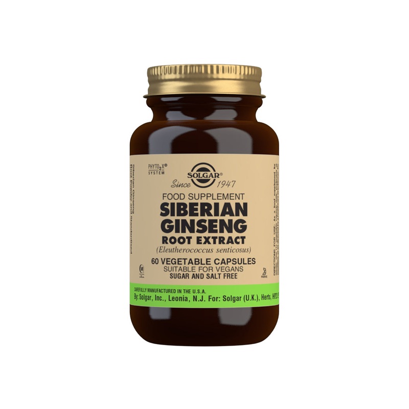 Siberian Ginseng Root Extract 60 capsules