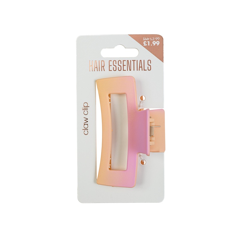 Beauty Outlet Square Claw Clip Ombre Pink BEAU542