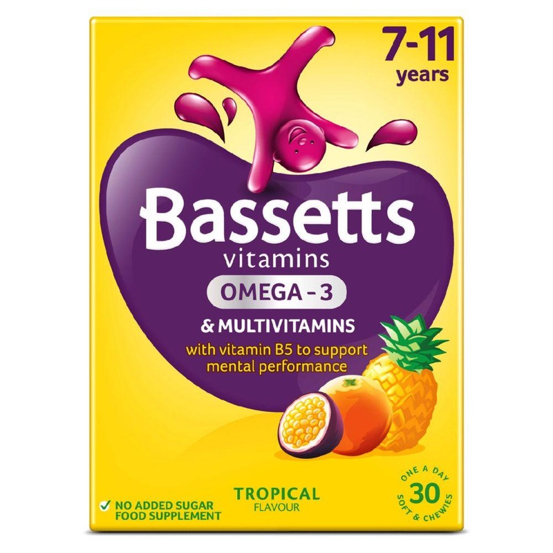 Multivitamins Tropical Flavour Soft & Chewies 7-11 Years – 30