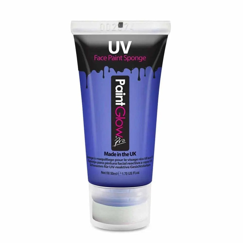 PaintGlow Pro UV Face & Body Sponge 50ml  – Blue