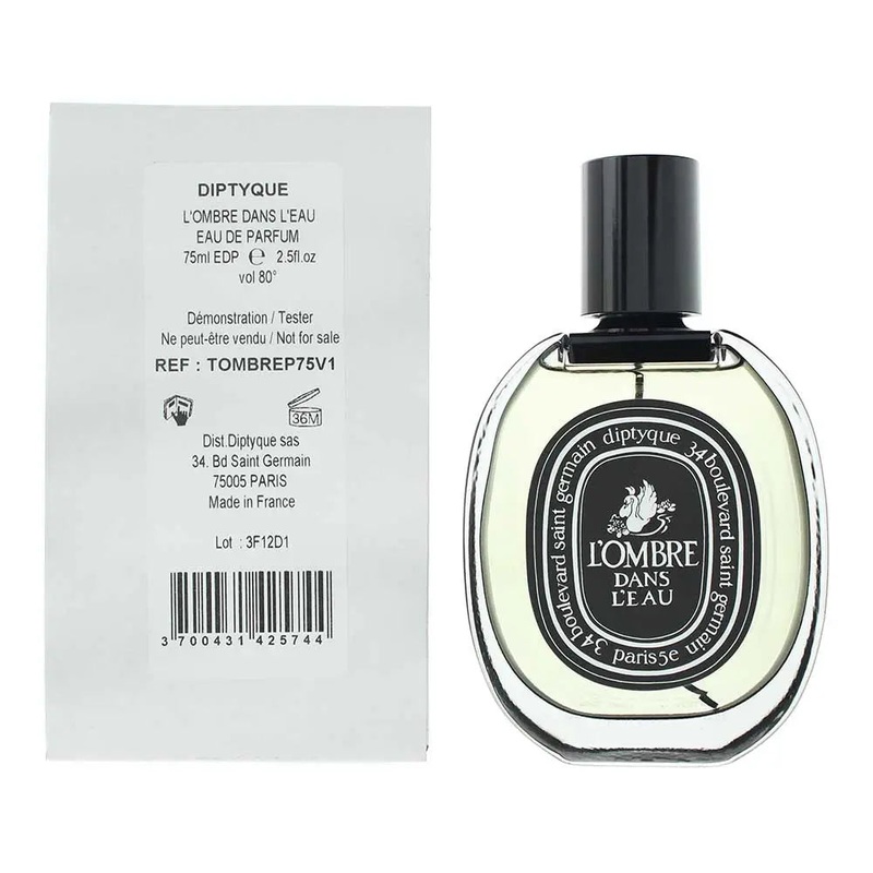 Diptyque L’ombre Dans L’eau Tester Eau de Parfum 75ml