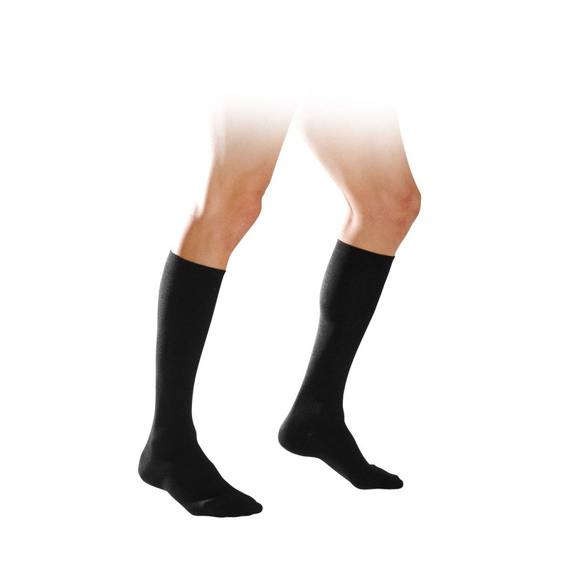 Essential Cotton Class 3 Calf Long Large Black 1 pair Large Black