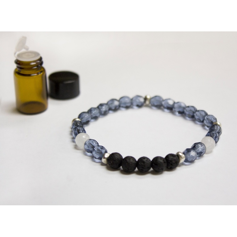 Diffuser Bracelet: Montana Blue Crystal