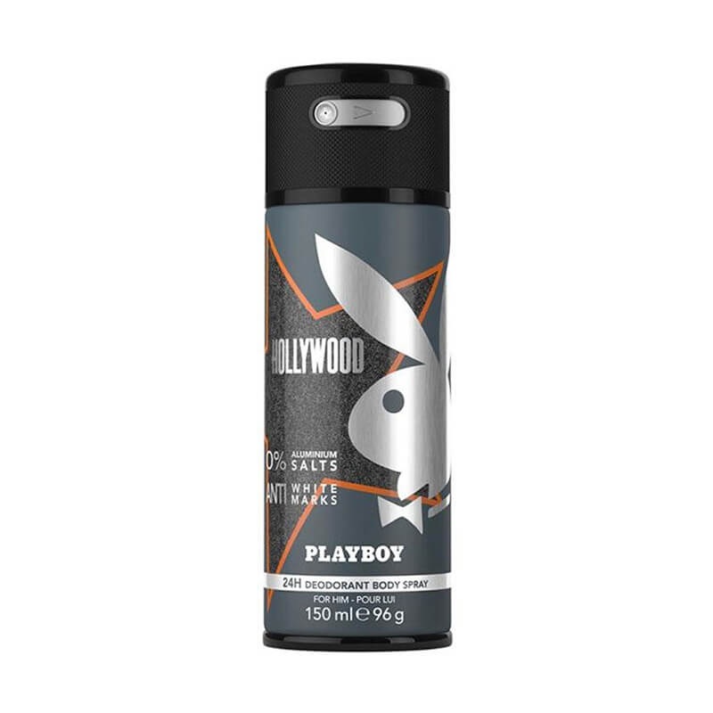 Playboy Hollywood 24H Deodorant Body Spray 150ml (M) SP