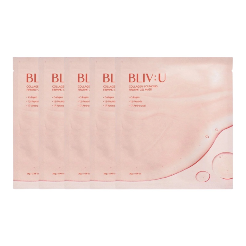 BLIV:U Collagen Bouncing Firming Gel Mask 5ea