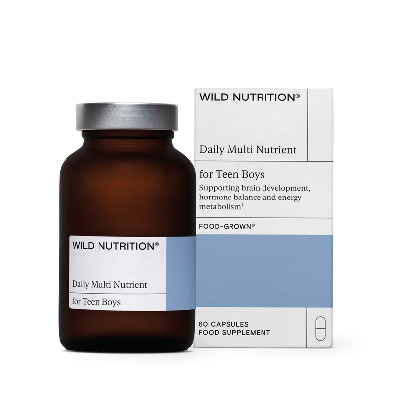 Food-Grown Daily Multi Nutrient for Teen Boys 60 Capsules