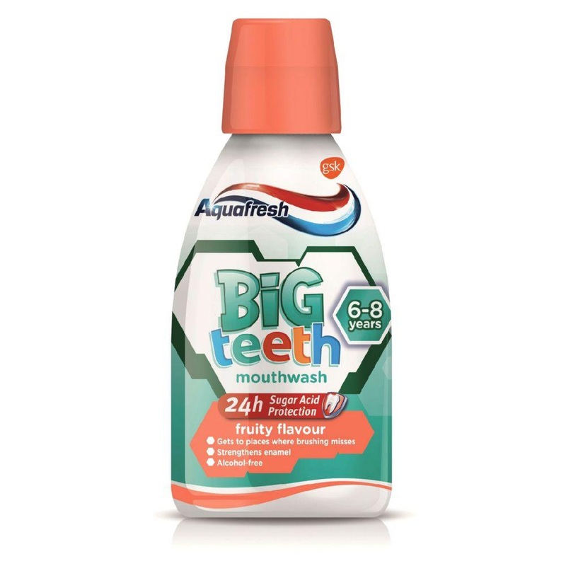 Kids Mouthwash Big Teeth Child-Friendly Fruity Flavour 6-8 Years 300Ml