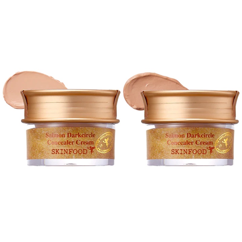 SKINFOOD Salmon Dark Circle Concealer Cream 10g – 2 Colors #1 Salmon Blooming