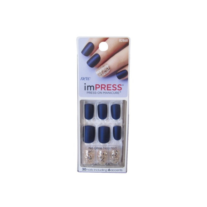 Kiss Impress Nails 82868 Midnight Blue