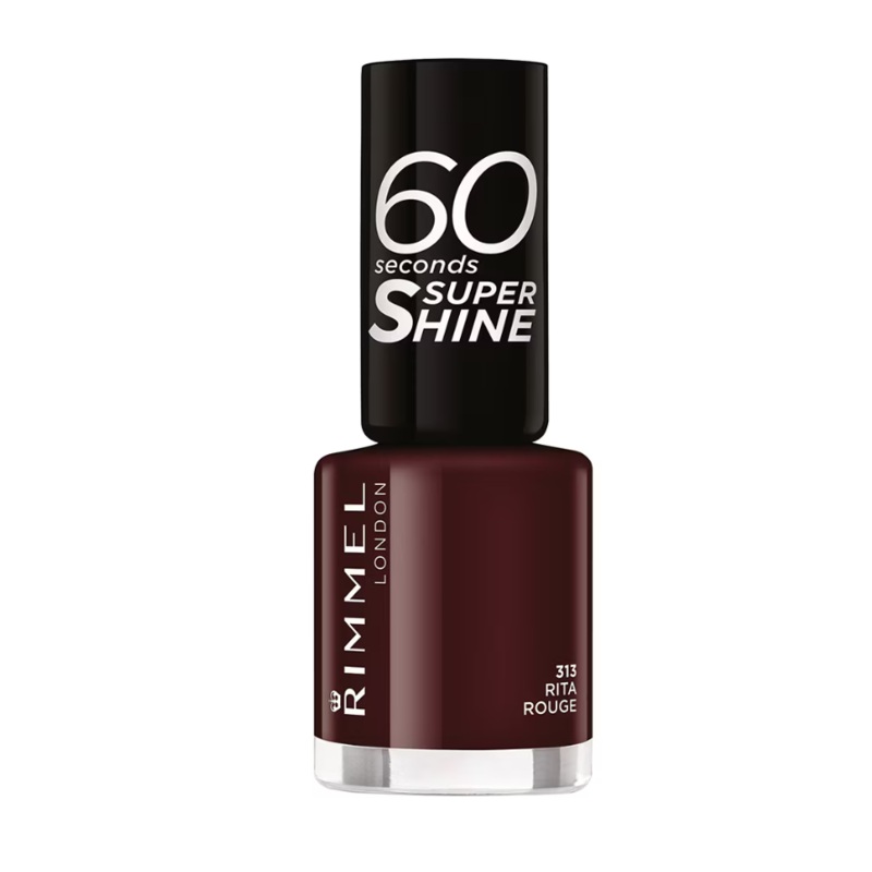 Rimmel 60 Sec Nail Polish Rita Rouge 313