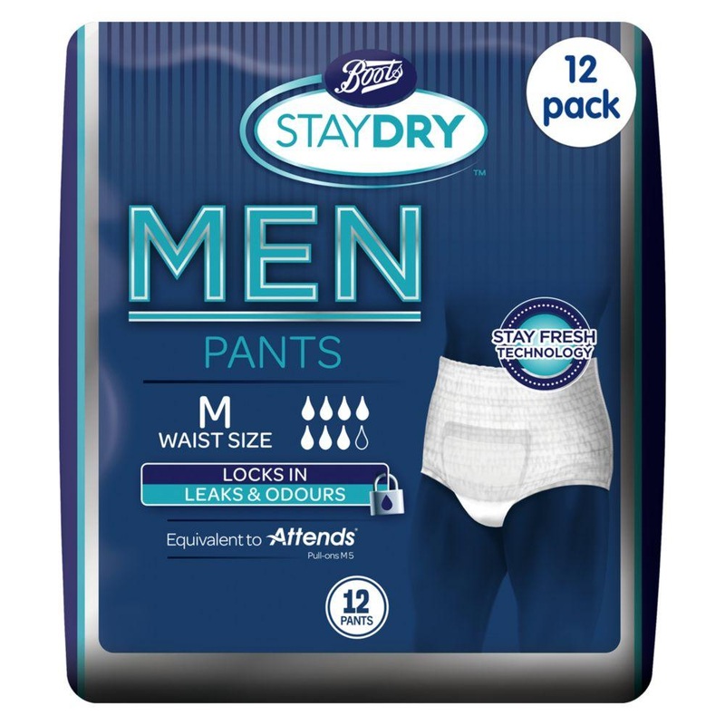 Staydry Men Pants Medium – 144 Pants (12 Pack Bundle)