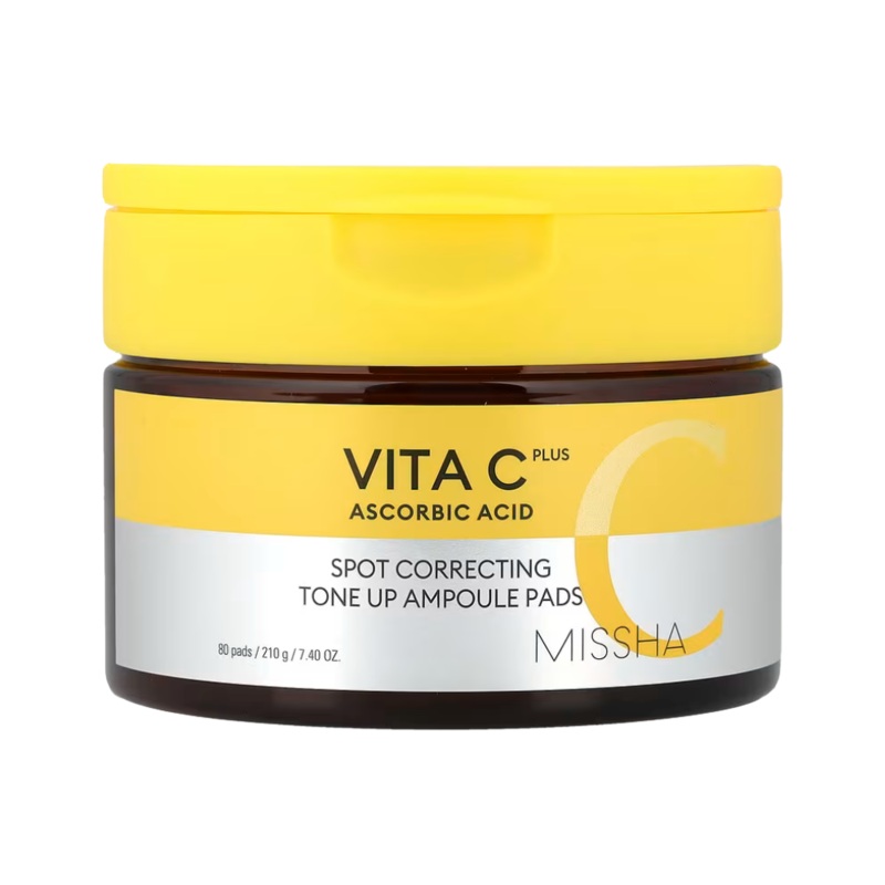 MISSHA Vita C Plus Blemish-C Tone-Up Ampoule Pads 210g (80 Sheets)