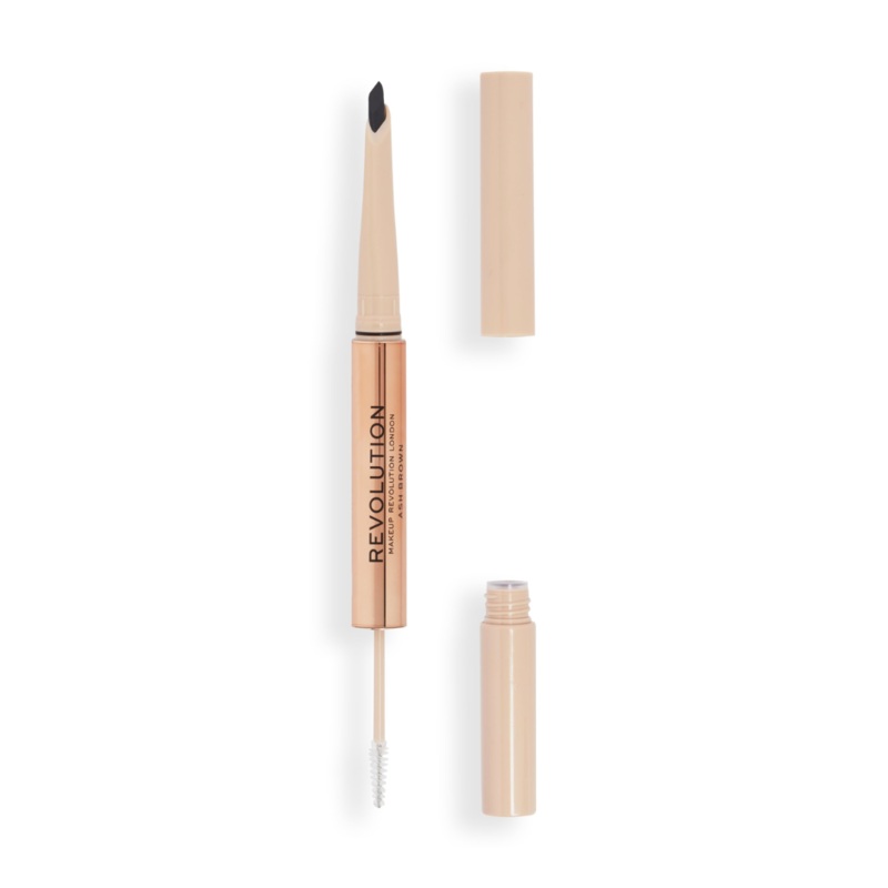 Revolution Fluffy Brow Duo Pencil & Brow Gel Ash Brown