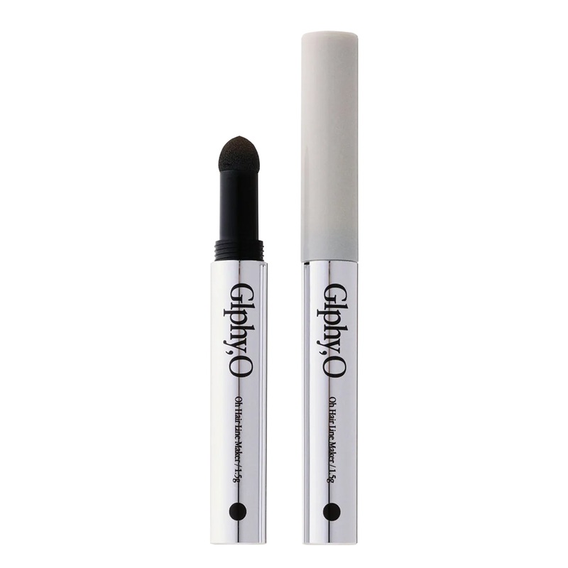 Glphy,O Oh Hair Line Maker 1.5g 2 colors Dark Brown