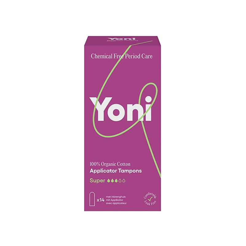Organic Applicator Tampons Super 14 units