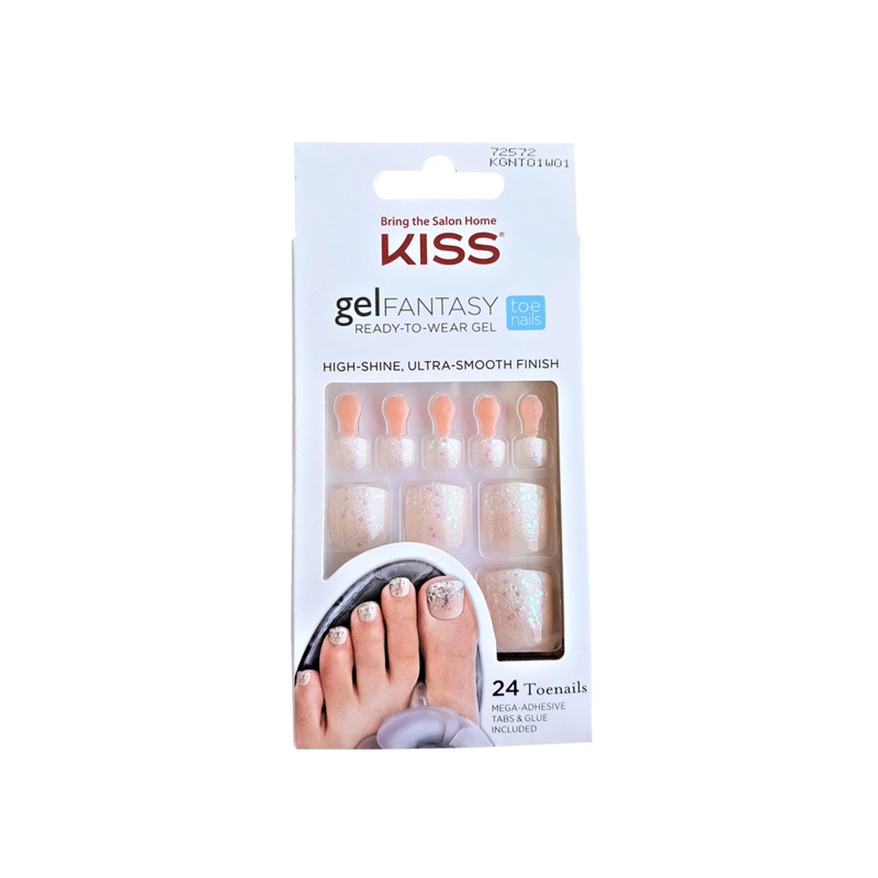 Kiss Gel Fantasy Toe 24 Nails 74146