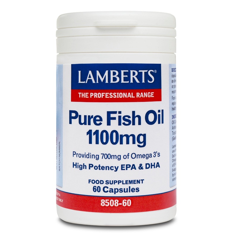 Pure Fish Oil 1100Mg 60 capsules