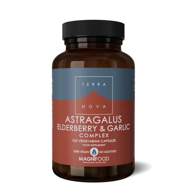 Astragalus, Elderberry & Garlic Complex 100 capsules
