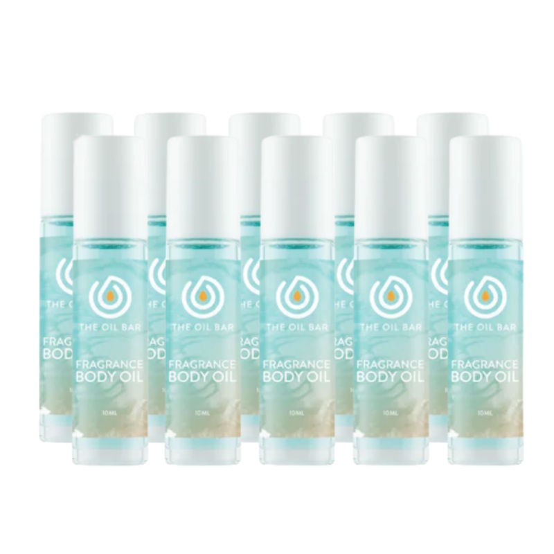 The Perfect 10: Men’s Fragrance Body Oil: 1/3oz (10 Pack)