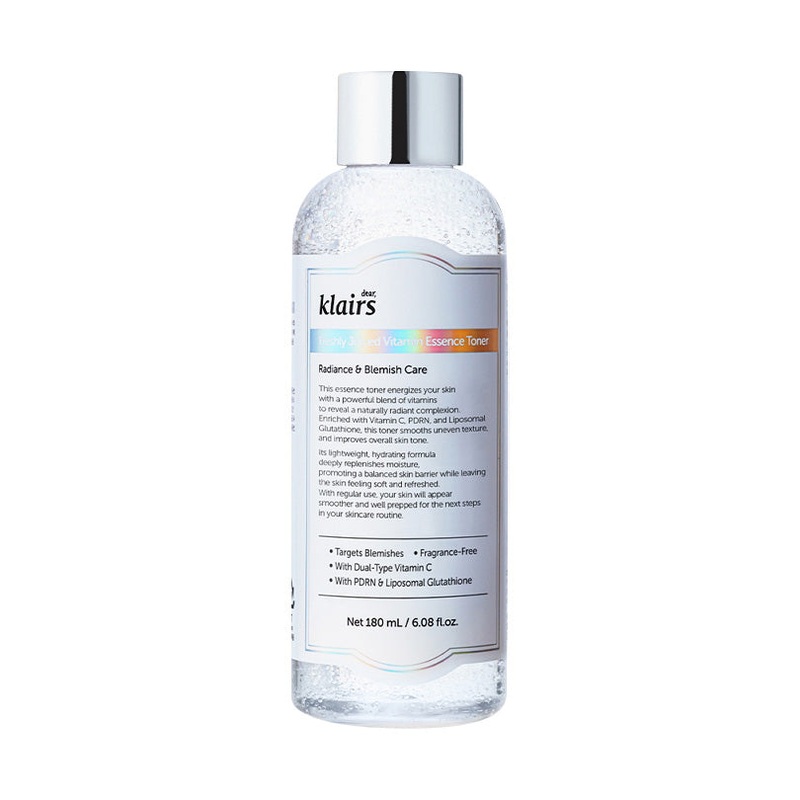 dear, klairs Freshly Juiced Vitamin Essence Toner 180ml