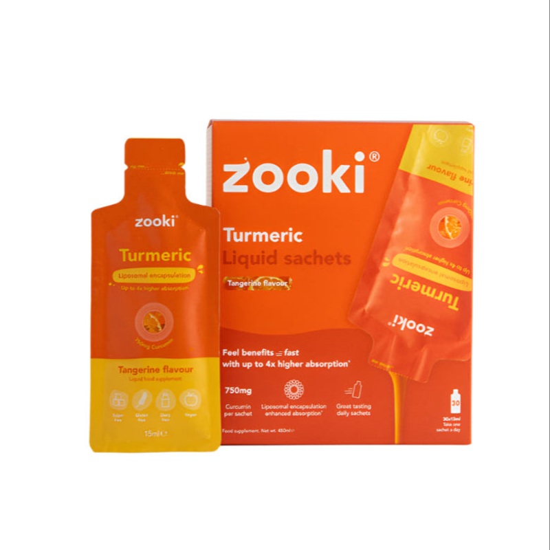 Liposomal Turmeric 750mg Curcumin Tangerine Flavour 30 Sachet