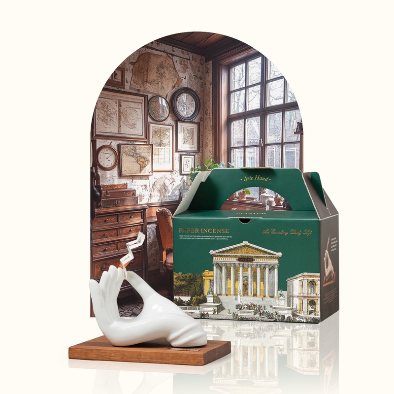 [Gift Packaging] OPTATUM Paper Incense & Arte Hand Gift Set #01 Gentle Rain