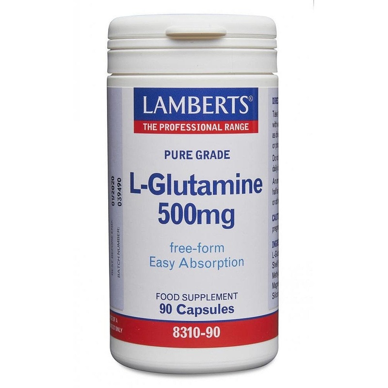 L-Glutamine 500mg 90 capsules