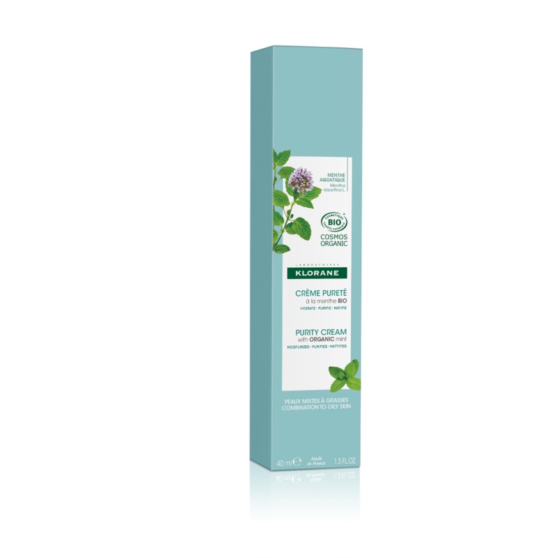 Purifying Moisturising Cream With Organic Aquatic Mint 40ml