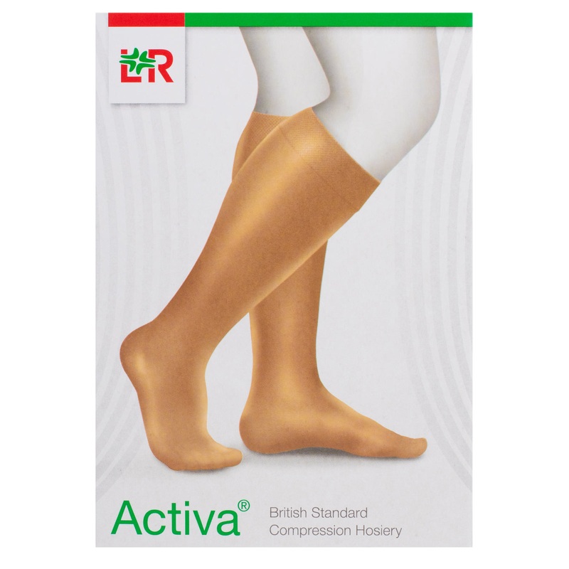 Below Knee Stockings Class 2 Sand Small 1 pair Small Sand